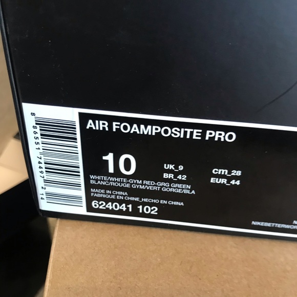 Never been worn, Nike foamposite pro Gucci colours - Picture 3 of 4